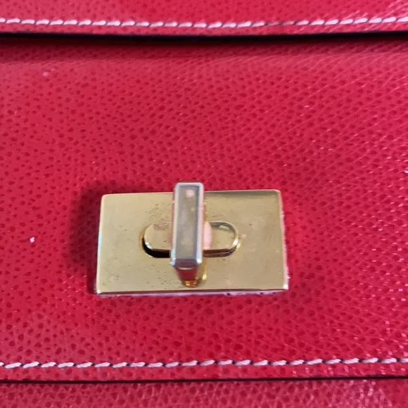 🟡 VINTAGE BALLY RED BRIEFCASE: NICE! - Picture 4 of 14